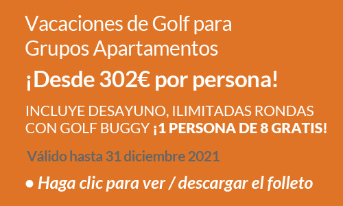 Luxury Apartment Group Golf Holiday Offer