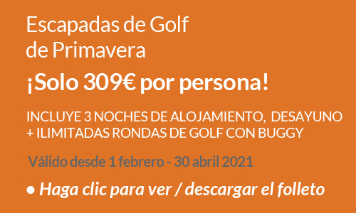 Escapadas de golf de Invierno 2021