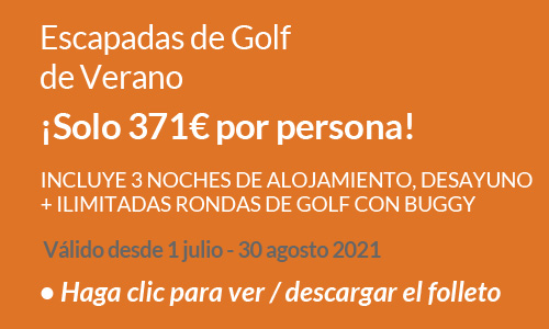 Escapadas de golf de Verano 2021